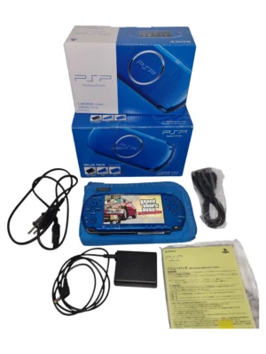 PSP 3000 Vibrant Blue - Duży komplet